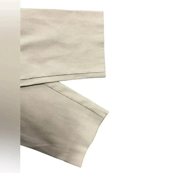 Le Chateau Pull On Mid Rise Oatmeal Slacks Pants Size 8 - Picture 11 of 11